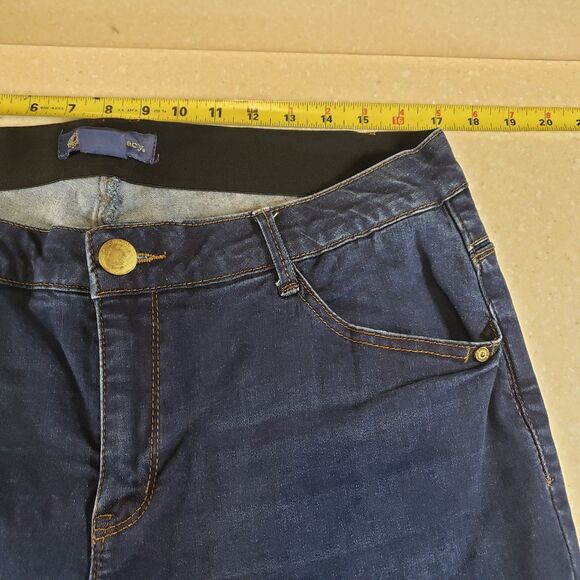 Democracy Ab Solution Itty Bitty Bootcut Jeans Dark Wash Women’s 18W - Picture 10 of 12